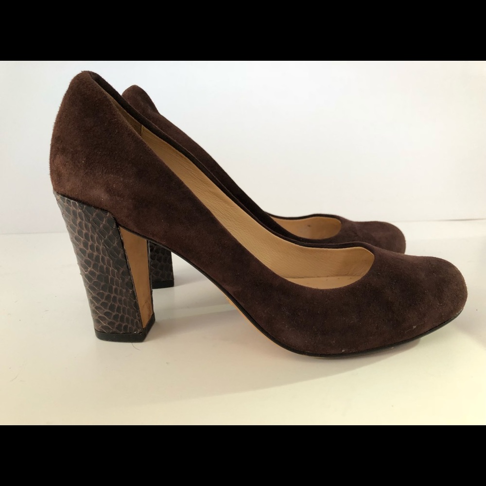 Cole Haan Brown Suede Pumps